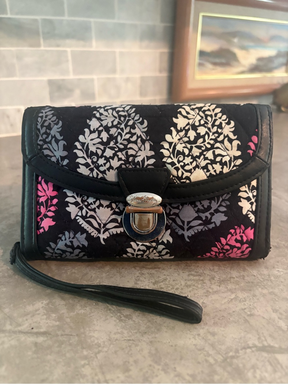 Vera Bradley Ultimate Wristlet “Northern Lights” pattern